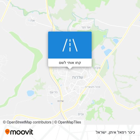 מפת כיכר רפאל איתן