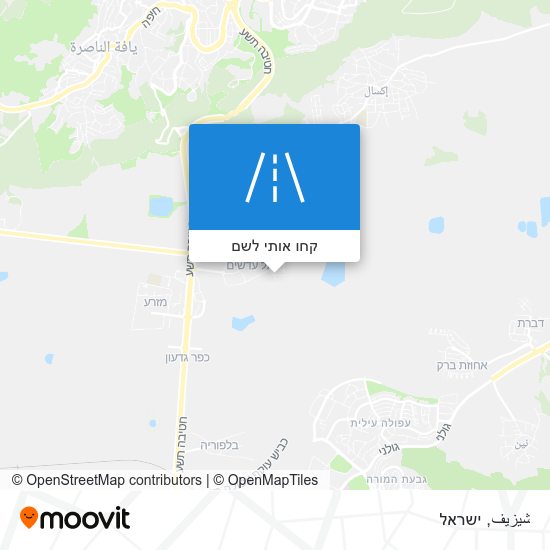 מפת شيزيف