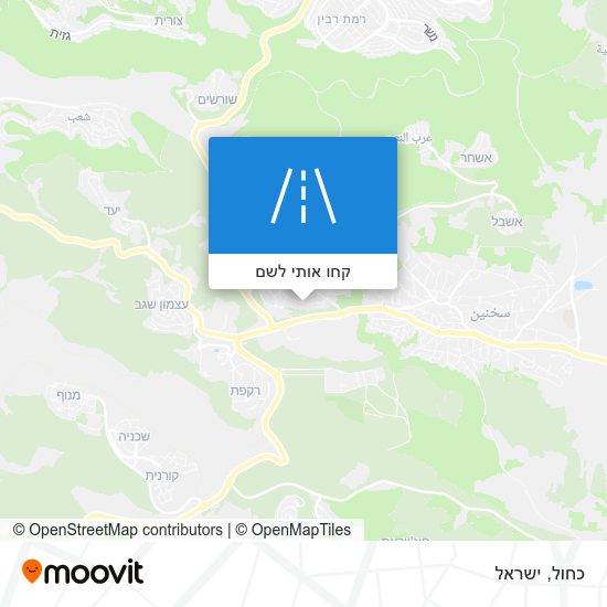 מפת כחול