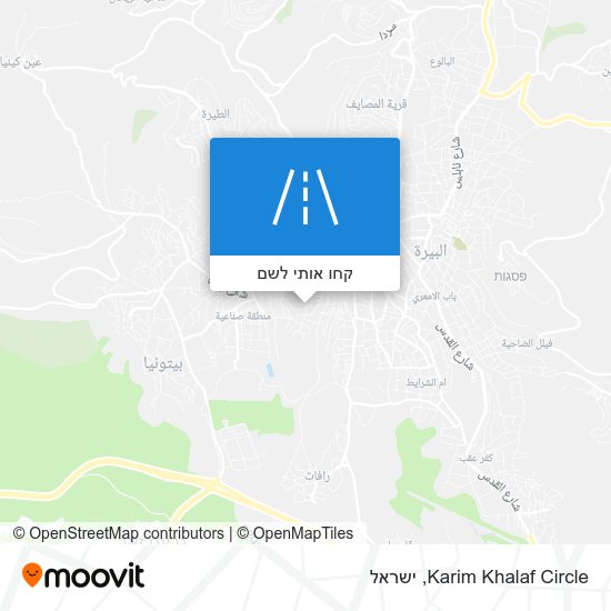 מפת Karim Khalaf Circle