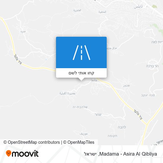מפת Madama - Asira Al Qibliya