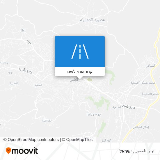 מפת دوار الحسين