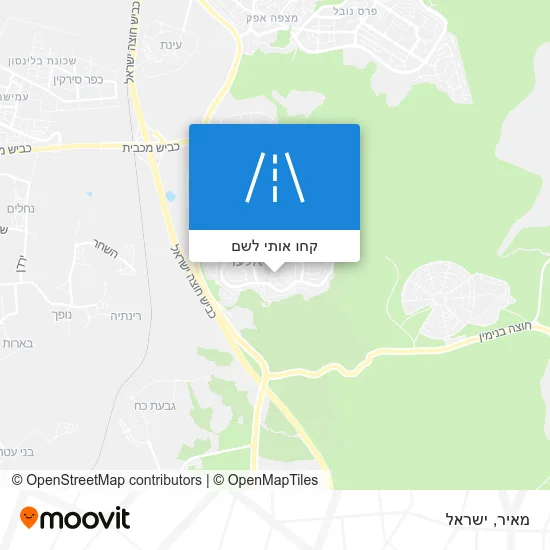 מפת מאיר
