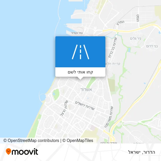 מפת הדרור