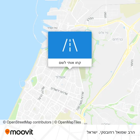 מפת הרב שמואל רוזובסקי