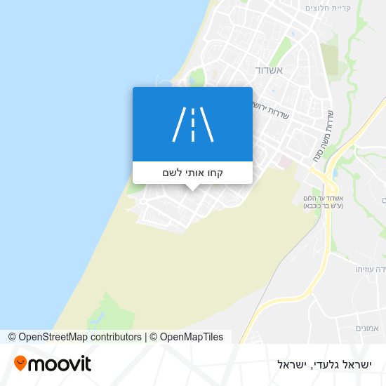 מפת ישראל גלעדי