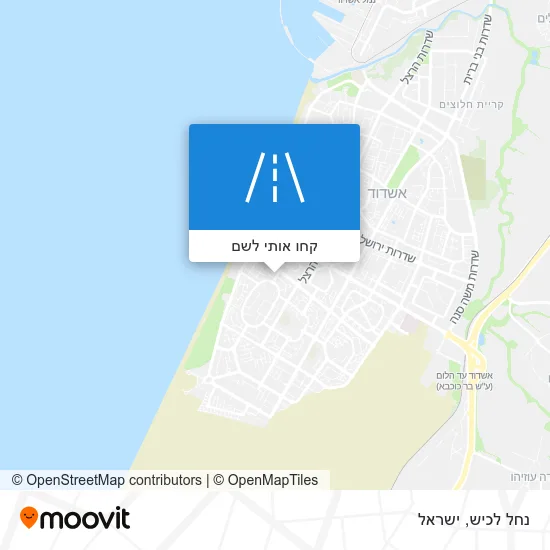 מפת נחל לכיש