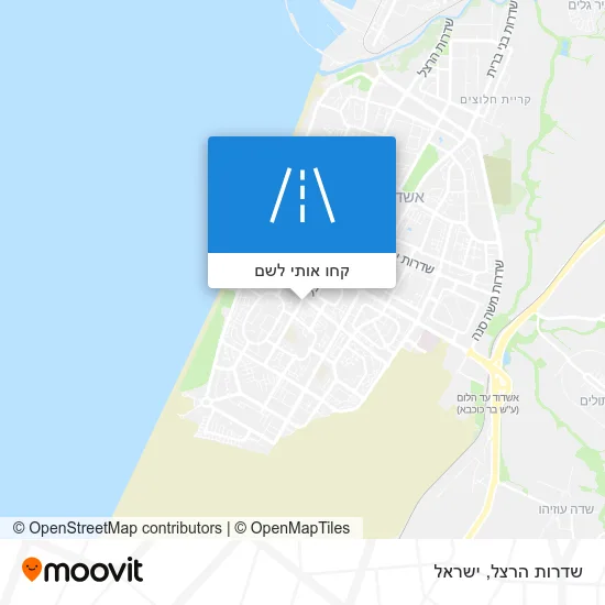 מפת שדרות הרצל