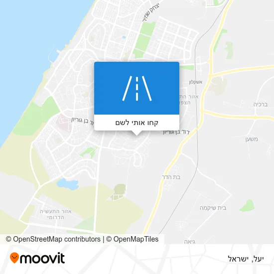 מפת יעל