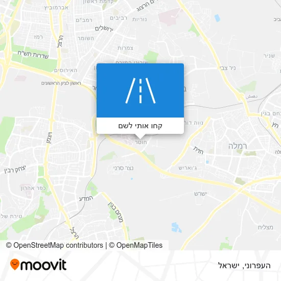 מפת העפרוני
