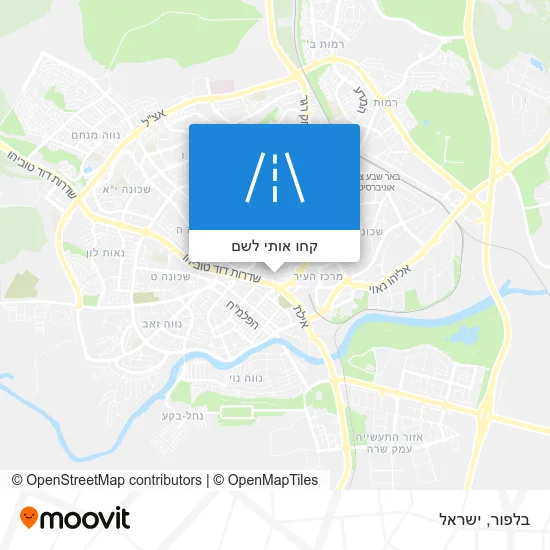 מפת בלפור