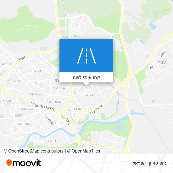 מפת גוש עציון