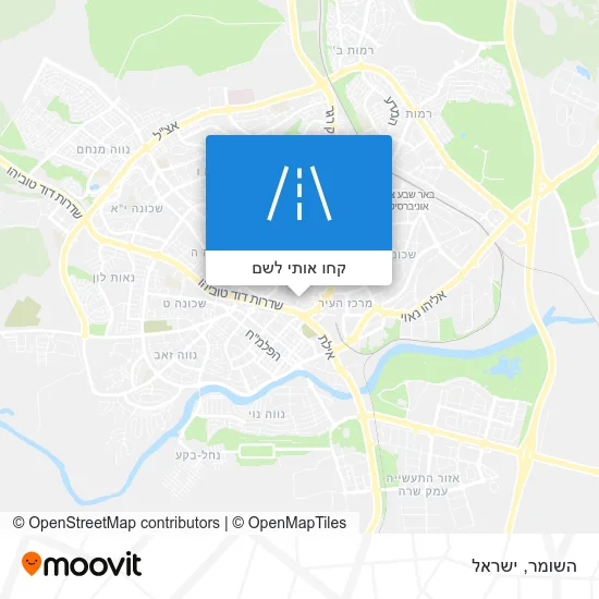 מפת השומר