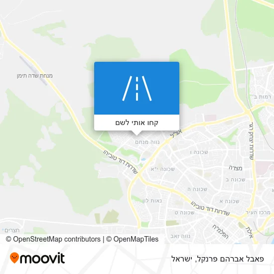 מפת פאבל אברהם פרנקל