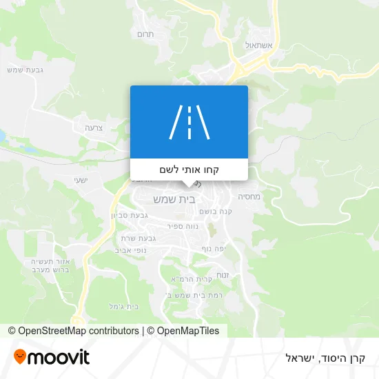 מפת קרן היסוד