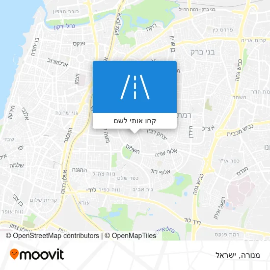 מפת מנורה