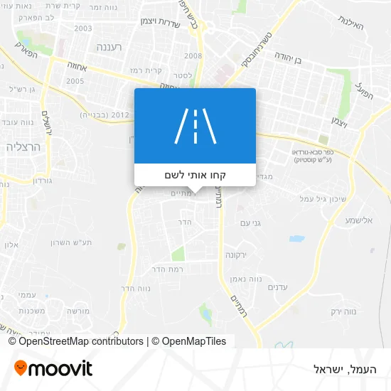 מפת העמל