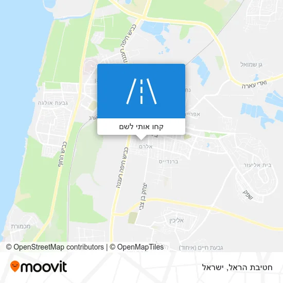 מפת חטיבת הראל