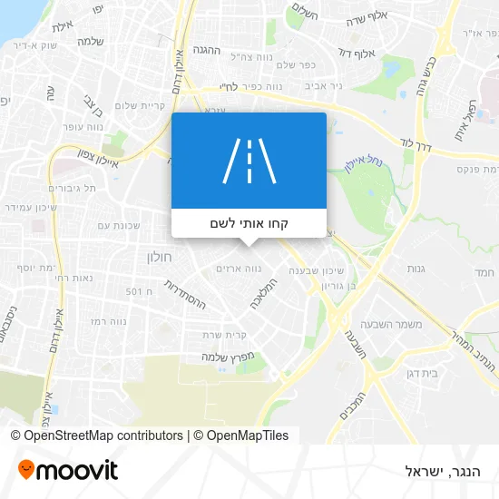 מפת הנגר