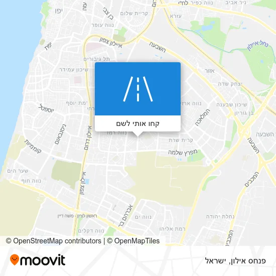 מפת פנחס אילון