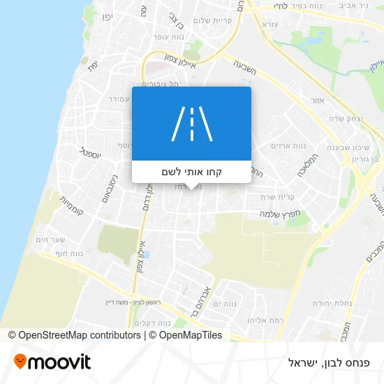 מפת פנחס לבון