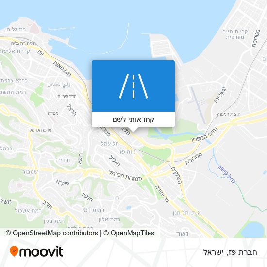 מפת חברת פז