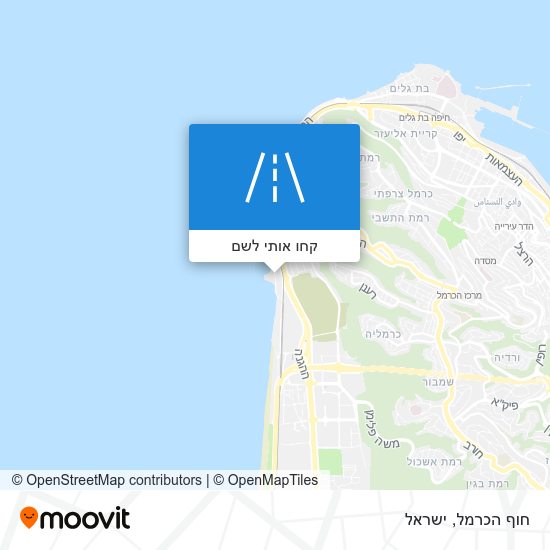 מפת חוף הכרמל