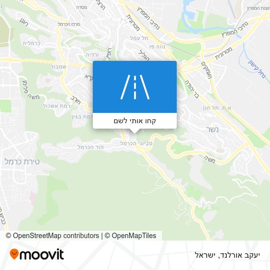 מפת יעקב אורלנד