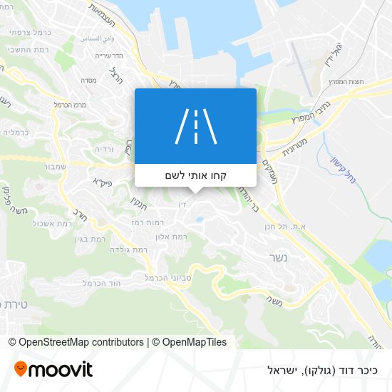 מפת כיכר דוד (גולקו)
