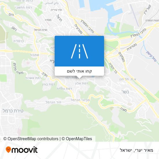 מפת מאיר יערי