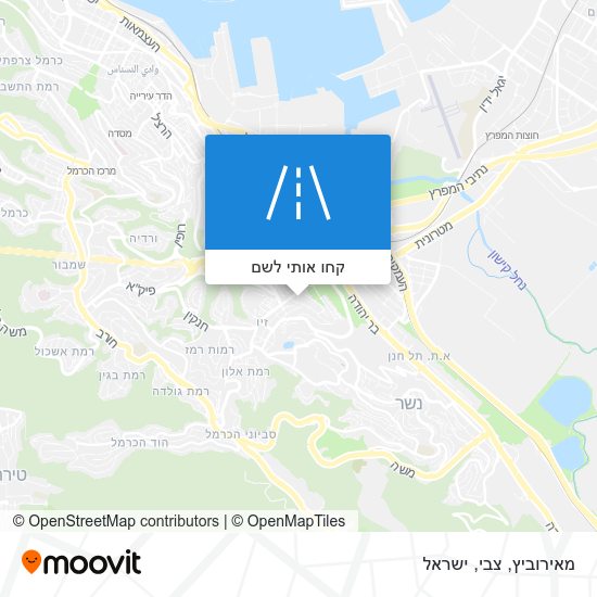 מפת מאירוביץ, צבי