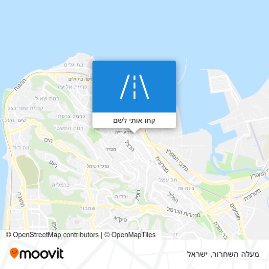 מפת מעלה השחרור