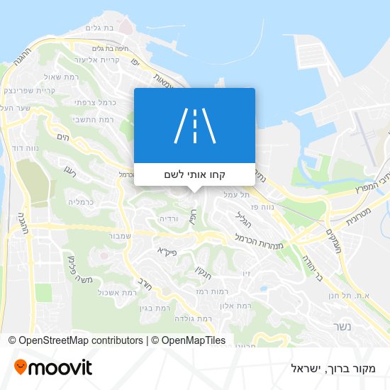 מפת מקור ברוך