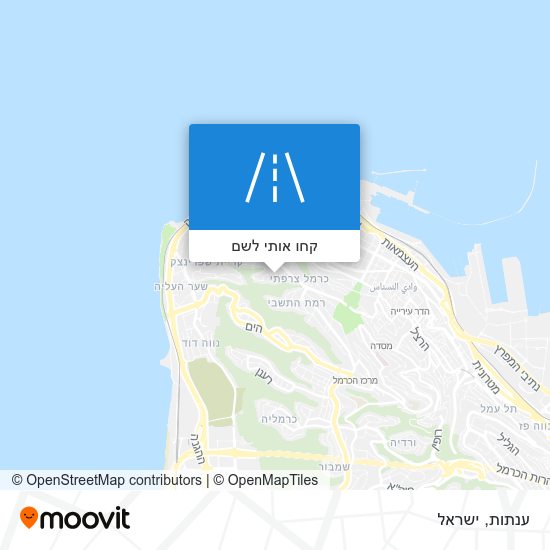 מפת ענתות