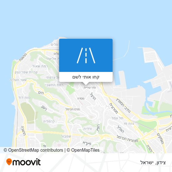מפת צידון