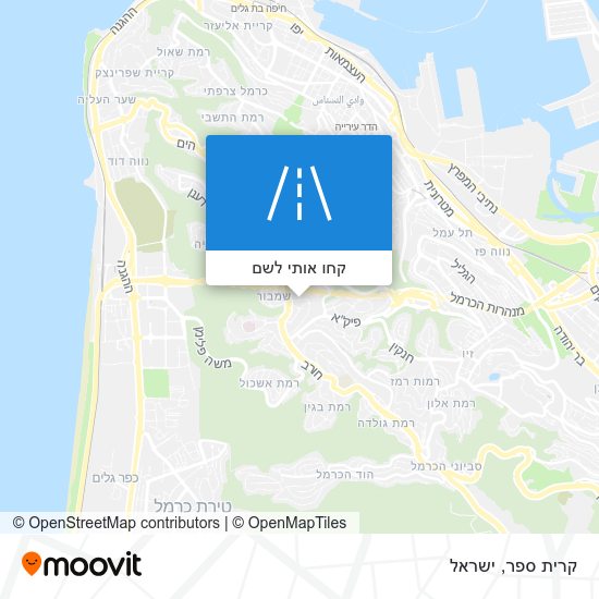 מפת קרית ספר