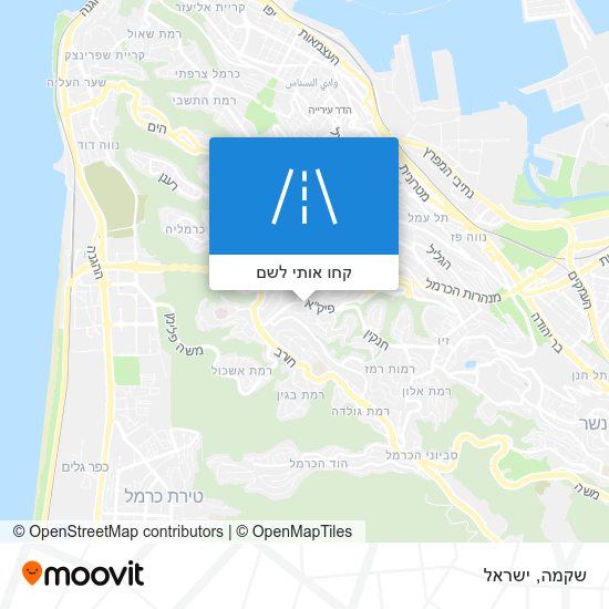 מפת שקמה