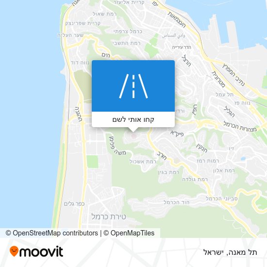 מפת תל מאנה