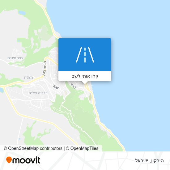מפת הירקון