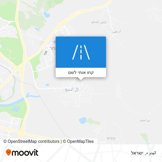 מפת الهدوء