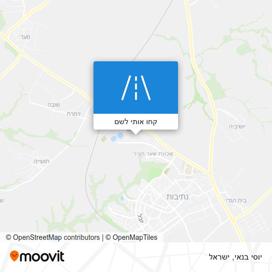 מפת יוסי בנאי