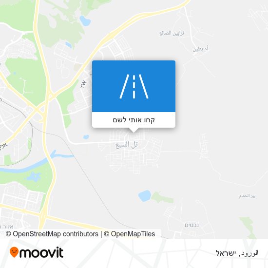 מפת الورود