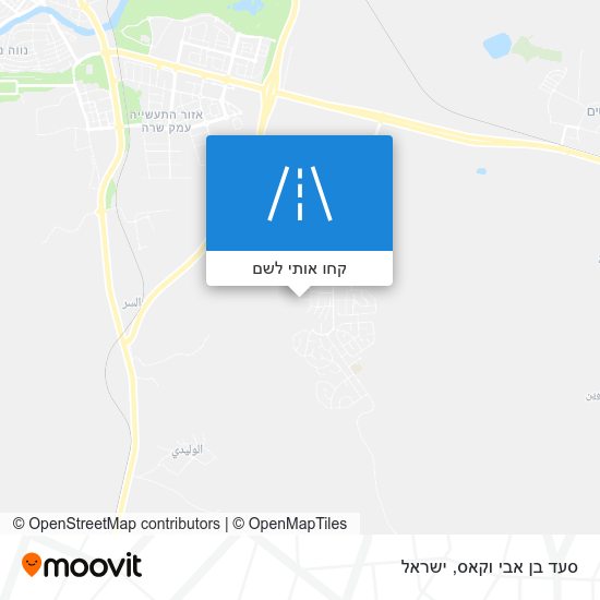 מפת סעד בן אבי וקאס