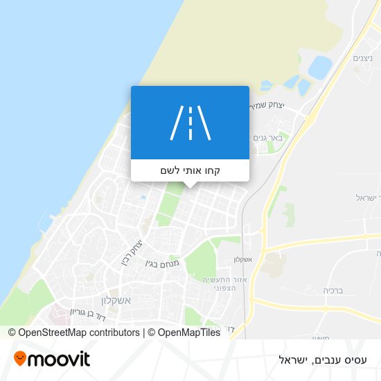 מפת עסיס ענבים
