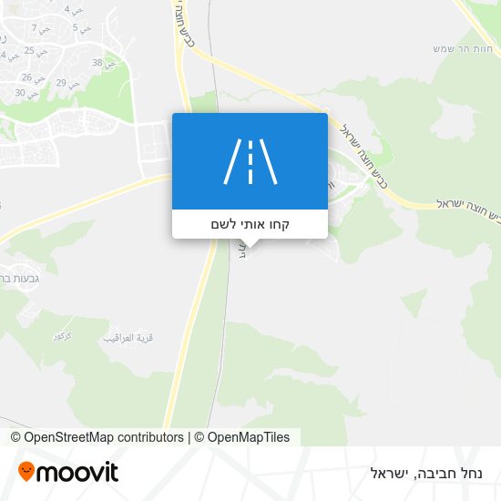 מפת נחל חביבה