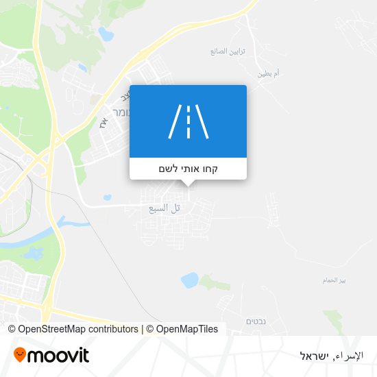 מפת الإسراء