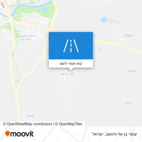 מפת עומר בן אל-ח'טאב