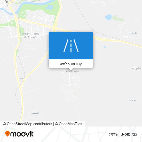 מפת נבי מוסא
