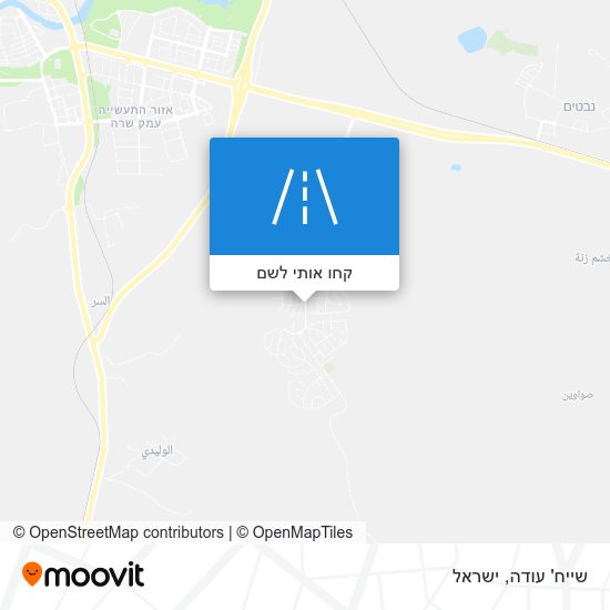 מפת שייח' עודה
