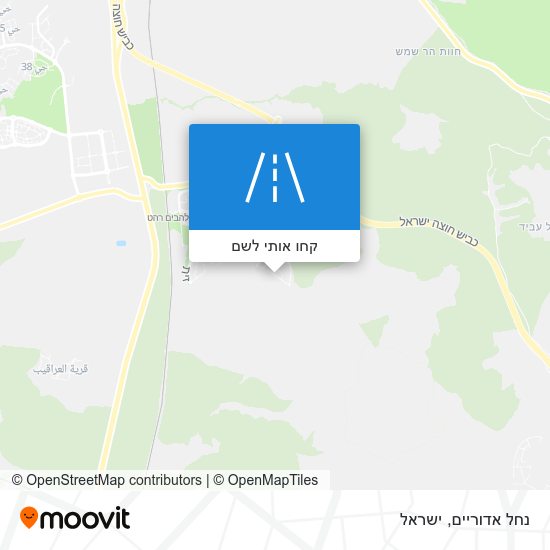 מפת נחל אדוריים